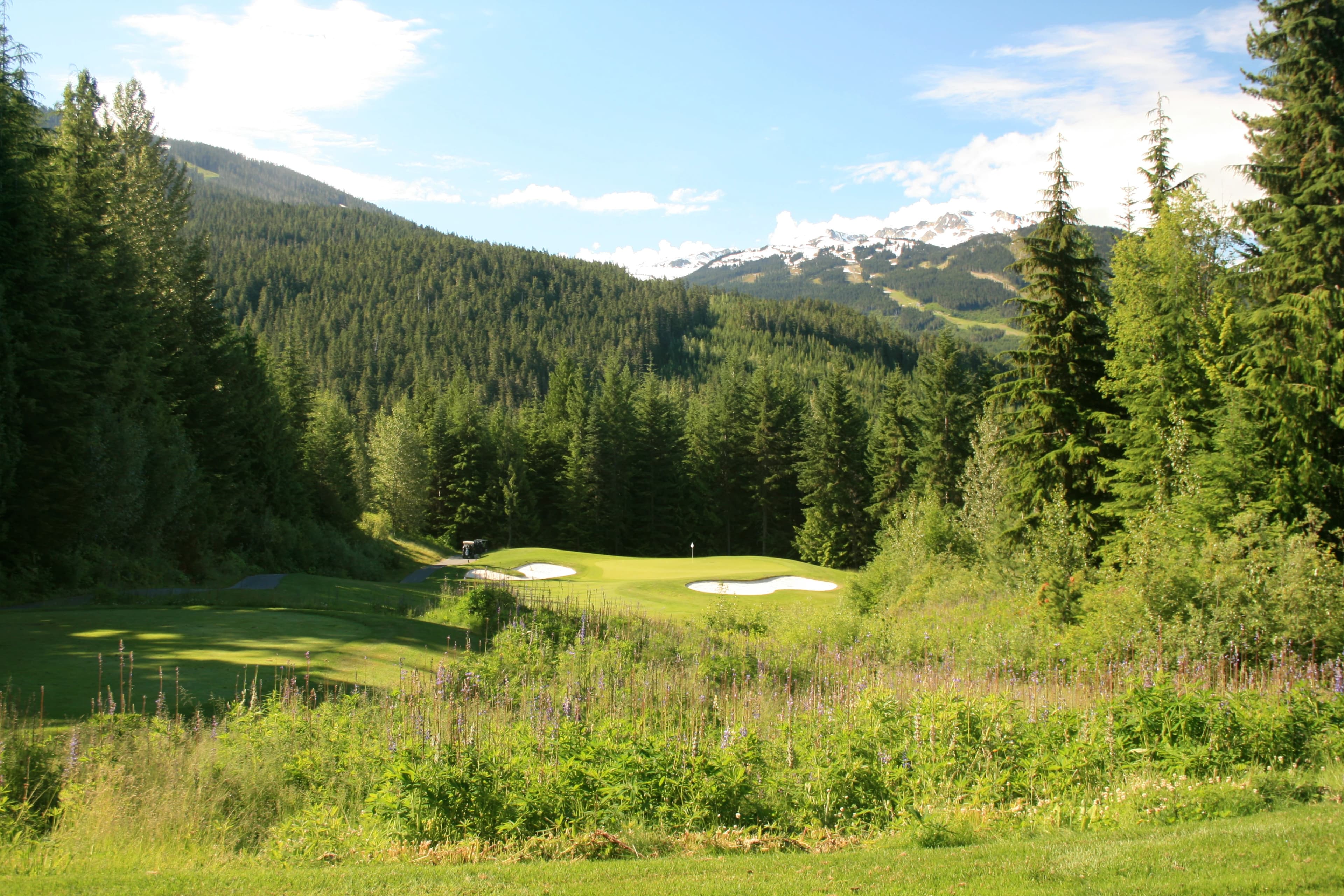 Fairmont Chateau Whistler Golf Club in Whistler, British Columbia — resort, 18-hole golf course, designed by Robert Trent Jones, Jr. (1993)