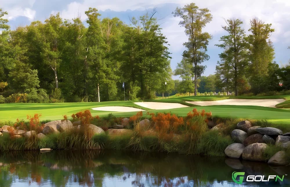 Devlin/Von Hagge - Quail Hollow Country Club in Concord Twp, Ohio — semi-private, 36-hole golf course, designed by Bruce Devlin (1984)