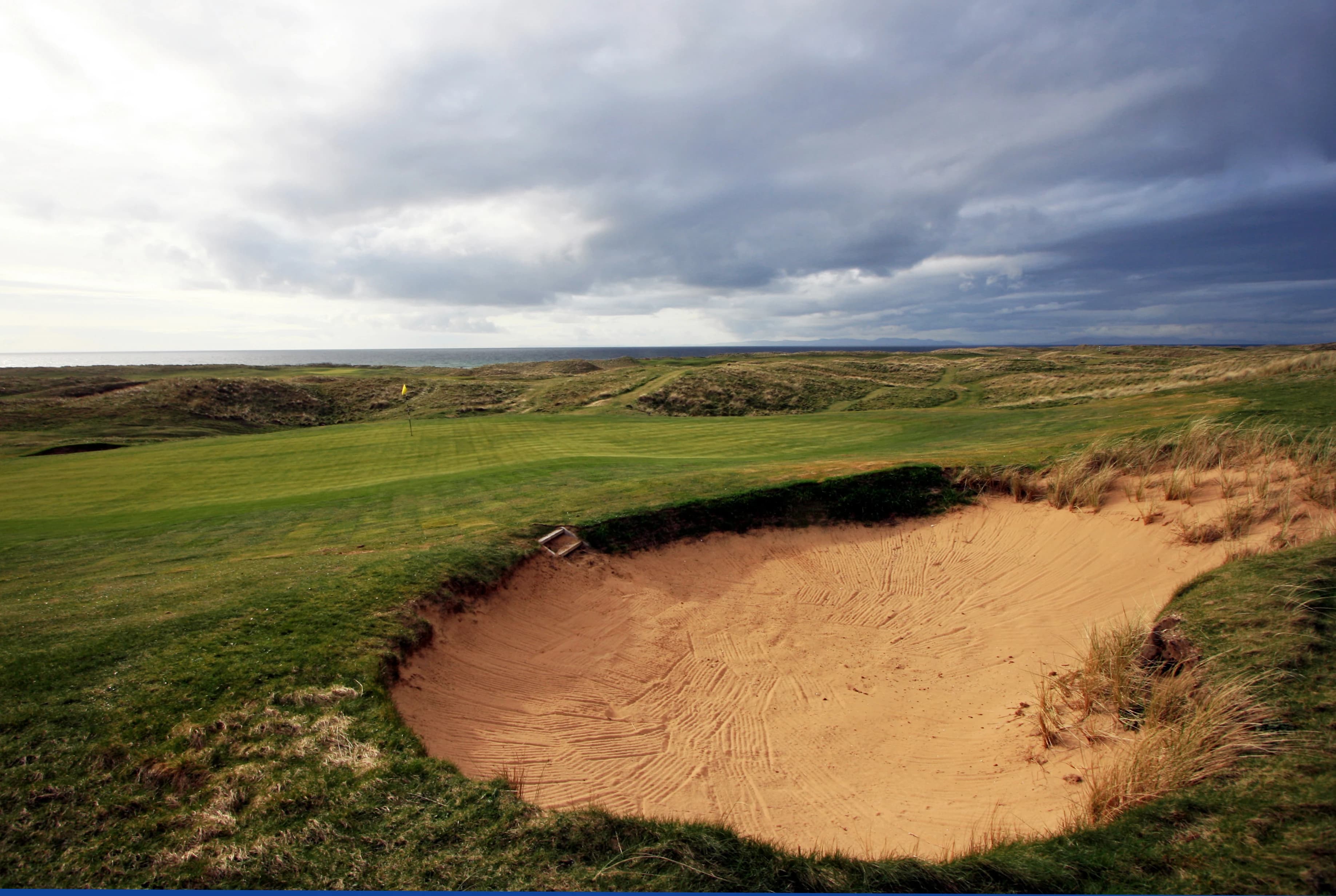 Machrihanish Dunes in  Argyll, Scotland — 18-hole golf course, designed by Old Tom Morris (1878)