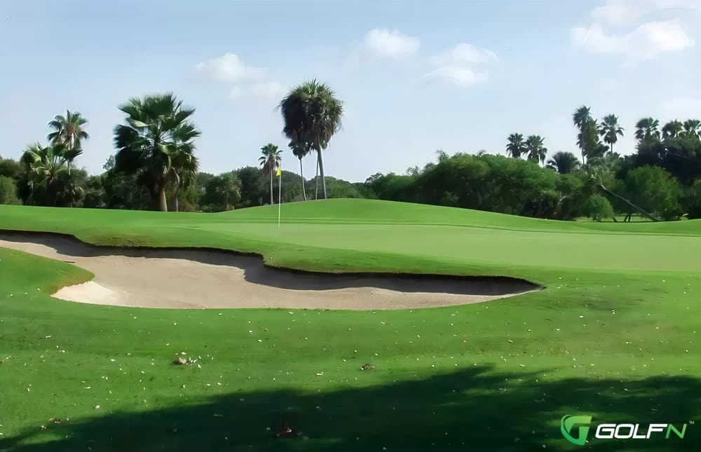 Corpus Christi Country Club in Corpus Christi, Texas — private, 18-hole golf course, designed by When the 9-hole course originally opened on the high-toned North Beach, President William Howard Taft was in Texas to visit his brother, who owned a ranch across Nueces Bay. Taft participated in the opening ceremonies in front of the green wooden building which is distinguished by its white trim and veranda on all four sides.