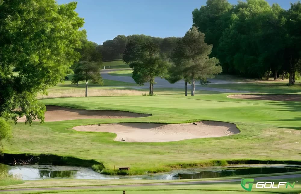 South - Crestview Country Club in Wichita, Kansas — private, 36-hole golf course, designed by Robert Trent Jones, Sr. (1969)