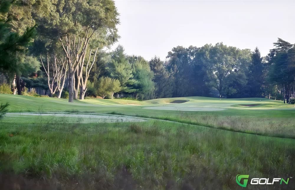 Sandy Pines Golf Club in DeMotte, Indiana — public, 18-hole golf course, designed by Tim Nugent (2005)