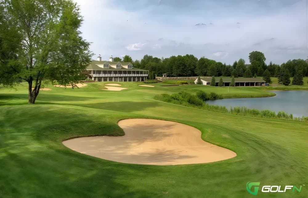 1-9 - Hawk Hollow Golf Course in Bath, Michigan — public, 27-hole golf course, designed by Jerry Matthews (1996)