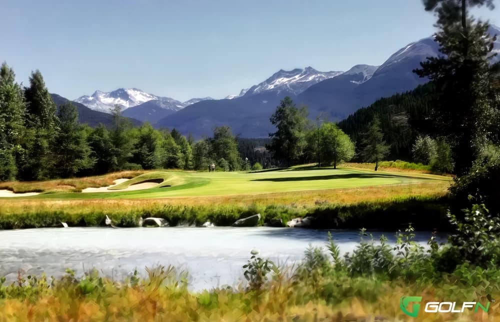 Nicklaus North Golf Course in Whistler, British Columbia — semi-private, 18-hole golf course, designed by Jack Nicklaus (1996)