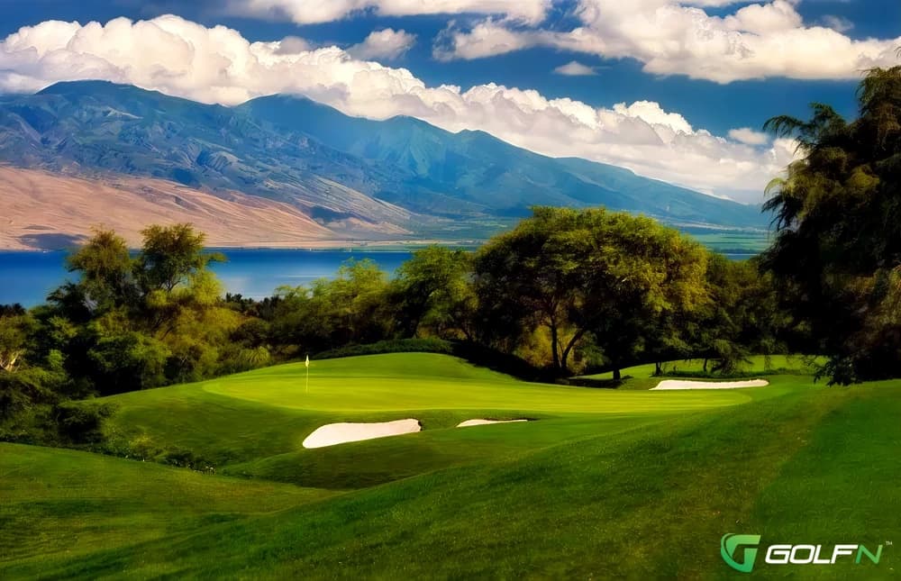 Makena Golf Course in Kihei, Hawaii — resort, 18-hole golf course, designed by Robert Trent Jones, Jr. (1993)