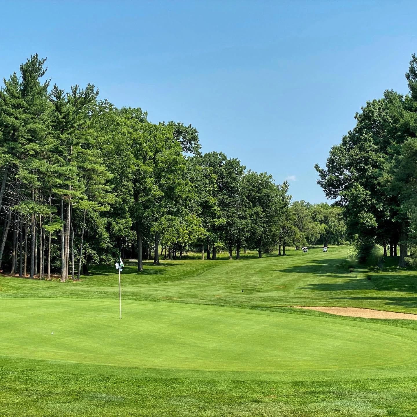 West - Forest Akers Golf Course Michigan State University in Lansing, Michigan — public, 36-hole golf course, designed by Bruce Matthews (1958)