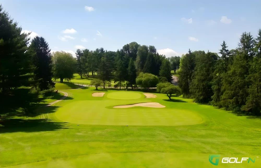 Meadia Heights Golf Club in Lancaster, Pennsylvania — private, 18-hole golf course, designed by Ferdinand Garbin (1985)