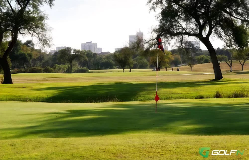 Creek - Meadowbrook Golf Complex in Lubbock, Texas — public, 36-hole golf course, designed by Bob Lohmann (1990)