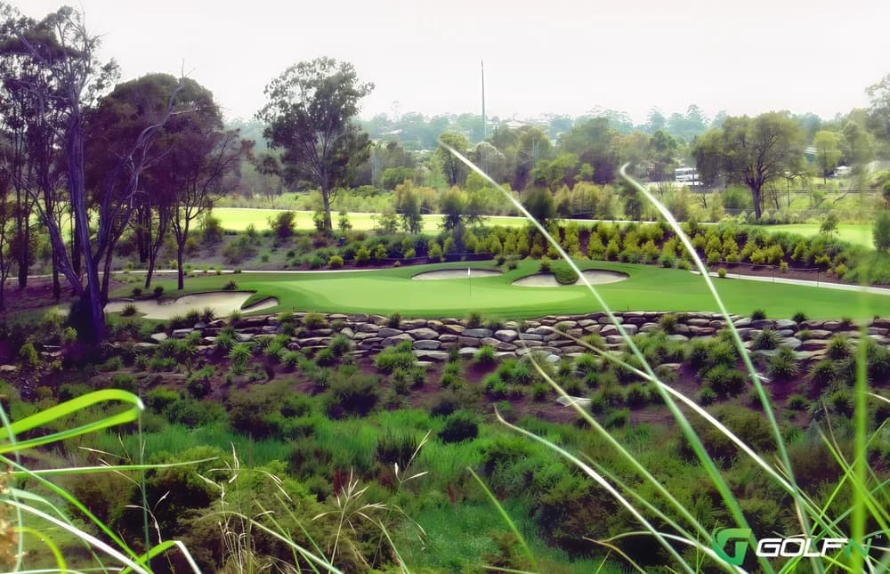 Macquarie Links International Golf Club in Sydney, New South Wales β private, 18-hole golf course, designed by Nelson & Haworth (2002)