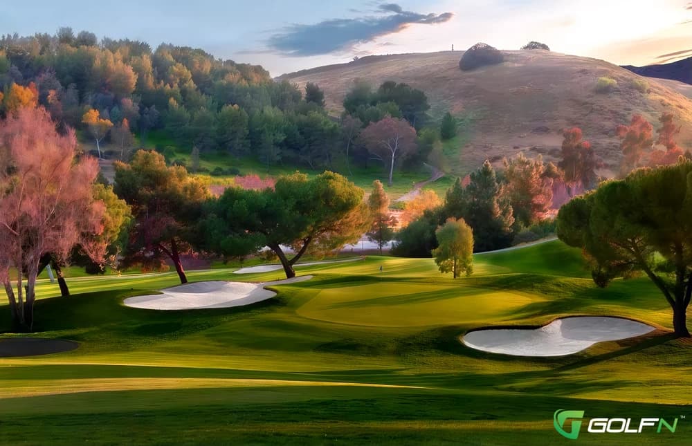 Mountain Meadows Golf Course in Pomona, California — public, 18-hole golf course, designed by Ted Robinson, Sr.
