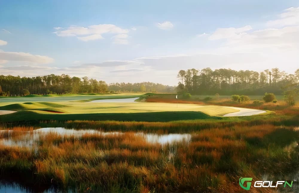 Old Marsh Golf Club in Palm Beach Gardens, Florida — private, 18-hole golf course, designed by Pete Dye (1987)