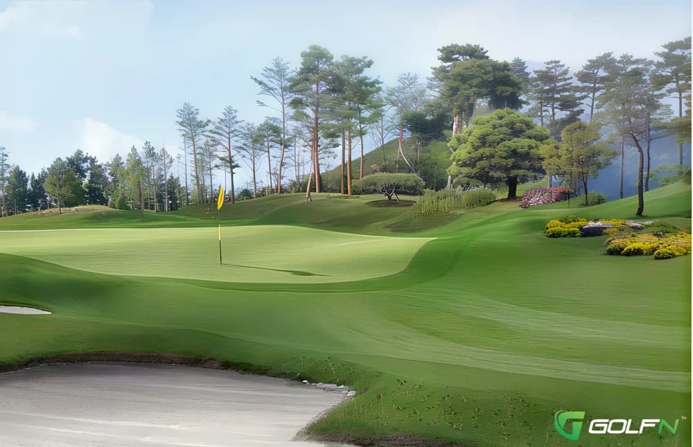 Andong Riverhill Country Club (Top-Bliss Golf Club) in Andong, Gyeongsangbugdo β public, 18-hole golf course, designed by Song Ho Cheng