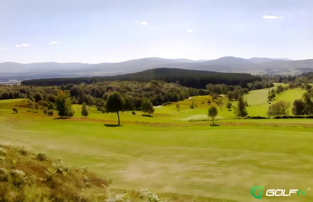 Kingussie Golf Club in Kingussie, Scotland — 18-hole golf course, designed by Harry Vardon (1908)