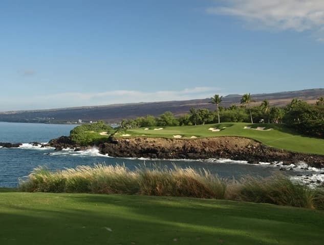 Hapuna Golf Course in Waimea, Hawaii — resort, 18-hole golf course, designed by Arnold Palmer (1992)