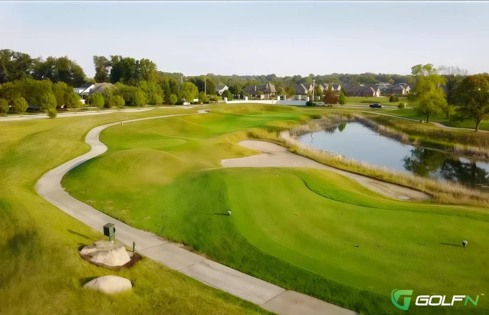 Hickory Stick Golf Club in Greenwood, Indiana — semi-private, 18-hole golf course, designed by Tim Liddy (2001)