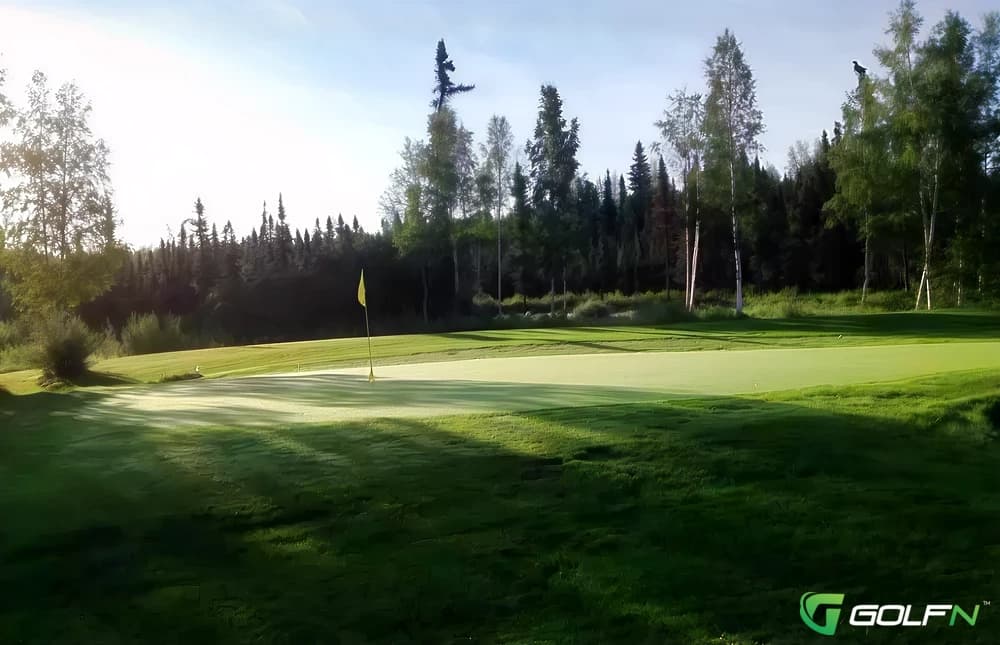 Midnight Sun Golf Course in Fairbanks, Alaska — semi-private, 18-hole golf course, designed by Jack Stallings (1993)