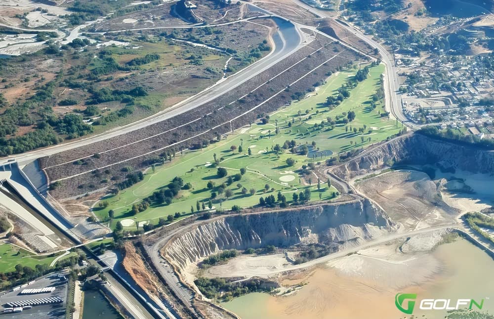 Hansen Dam Golf Course in Pacoima, California — public, 18-hole golf course, designed by Ray Goates