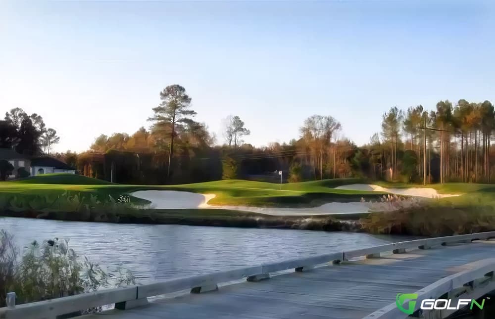 Cahoon Plantation in Chesapeake, Virginia — semi-private, 18-hole golf course, designed by Tom Clark (2001)
