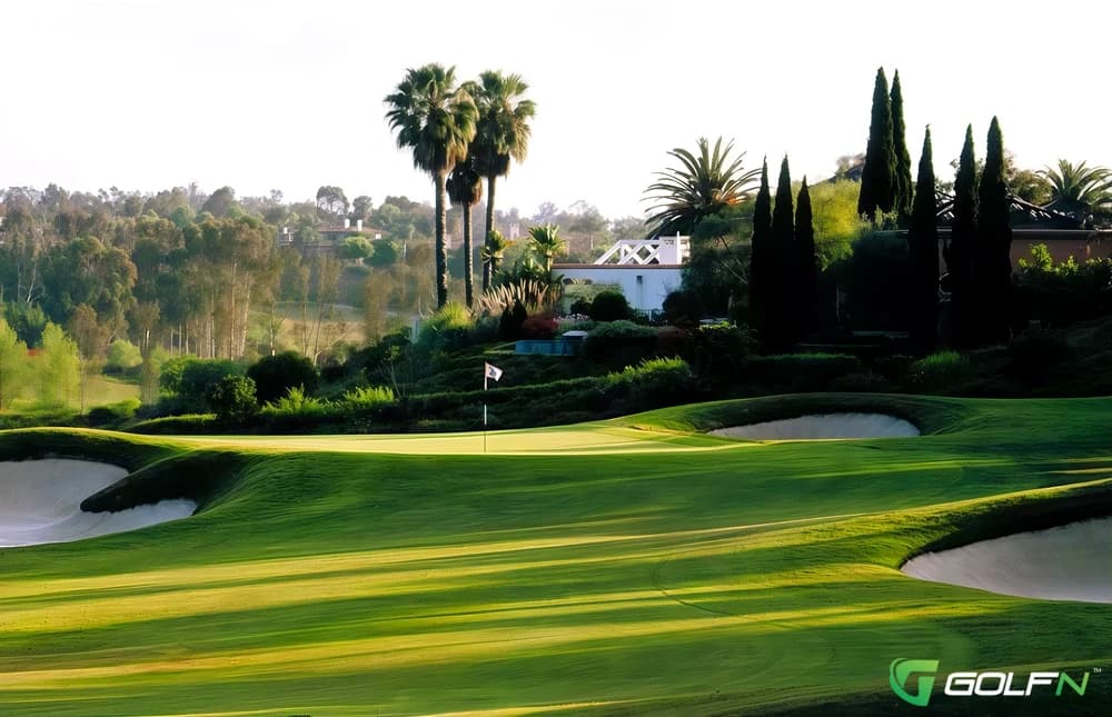 Farms Golf Club in Rancho Santa Fe, California — private, 18-hole golf course, designed by Pete Dye (1988)