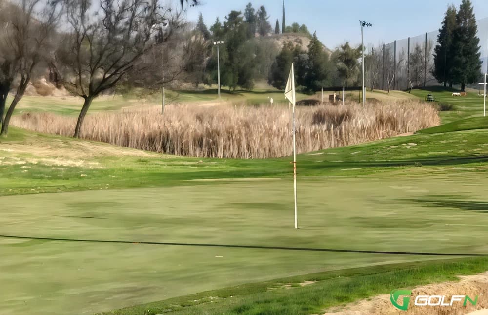 River Parlk Golf Center in Fresno, California — public, 9-hole golf course, designed by John Harbottle III (1999)