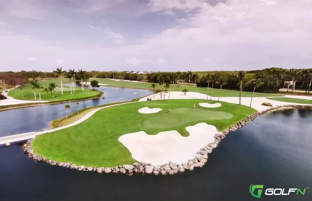 Dolphin - Ocean Reef Club in Key Largo, Florida — resort, 36-hole golf course, designed by Bruce Devlin (1969)