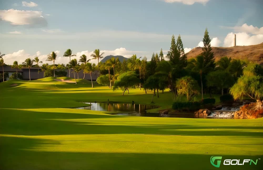 Ko Olina Golf Club in Kapolei, Hawaii — resort, 18-hole golf course, designed by Ted Robinson, Sr. (1990)