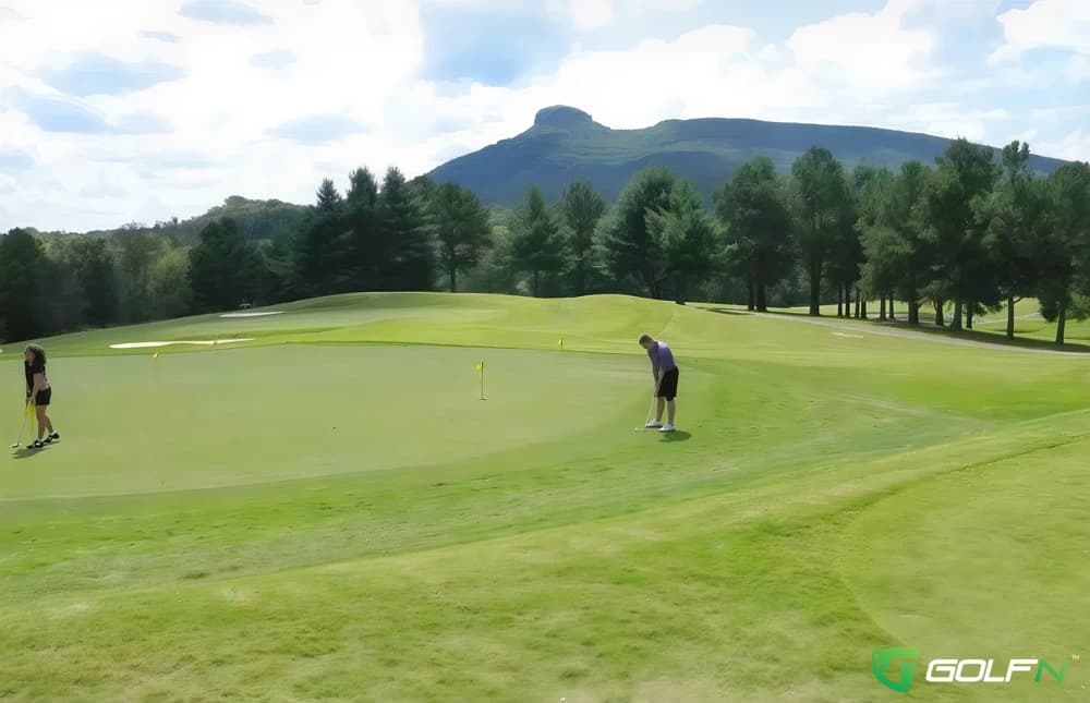 Pilot Knob Park Country Club in Pilot Mtn, North Carolina — semi-private, 18-hole golf course, designed by Gene Hamm