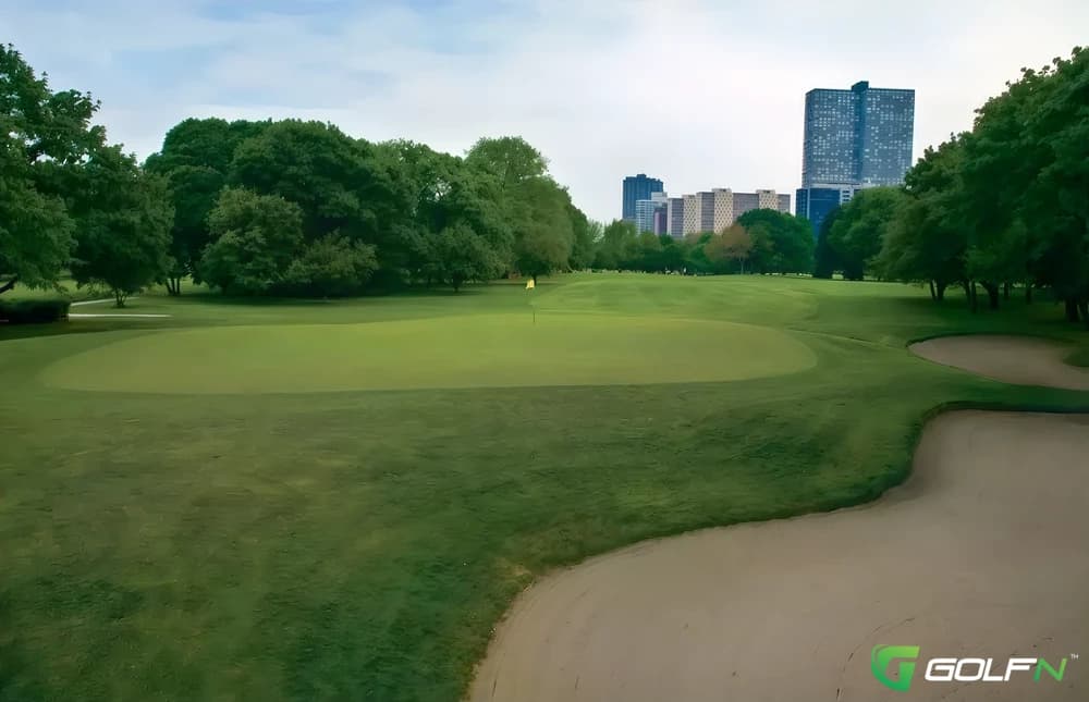 Columbus Park Golf Course in Chicago, Illinois — public, 9-hole golf course, designed by Tom Bendelow (1910)
