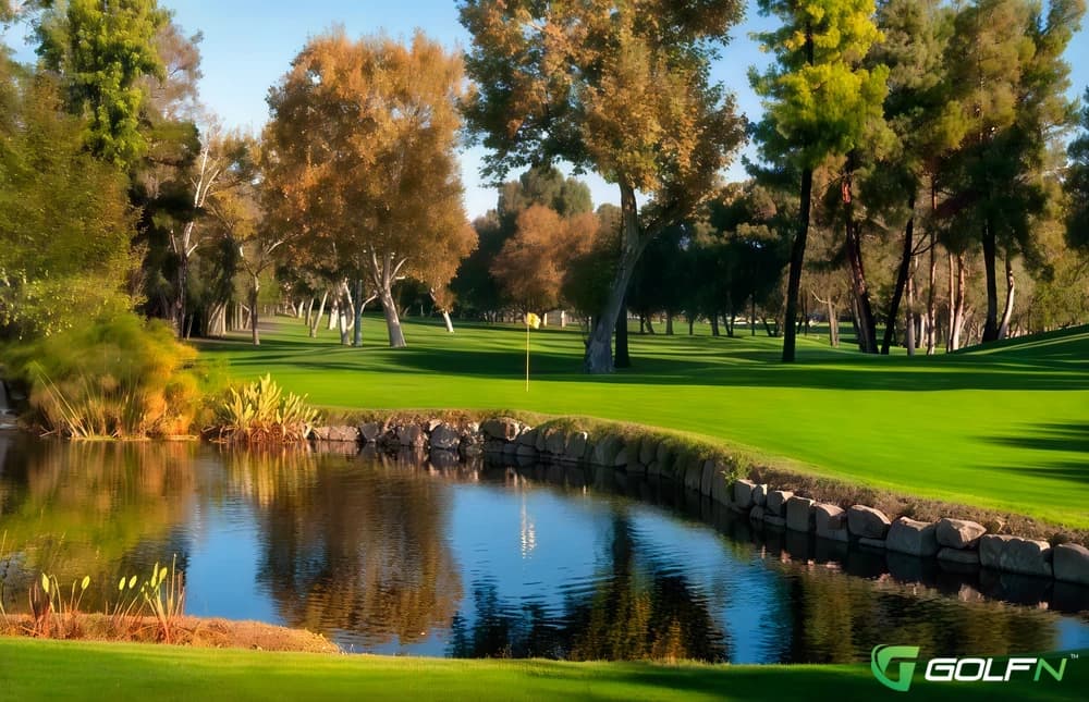 El Caballero Country Club in Tarzana, California — private, 18-hole golf course, designed by Robert Trent Jones, Sr. (1964)