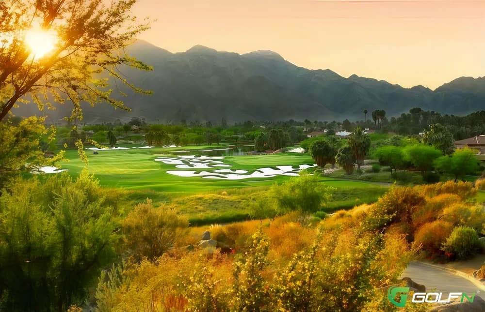 Par 3 - Tradition Golf Club in La Quinta, California — private, 9-hole golf course, designed by Arnold Palmer (1997)