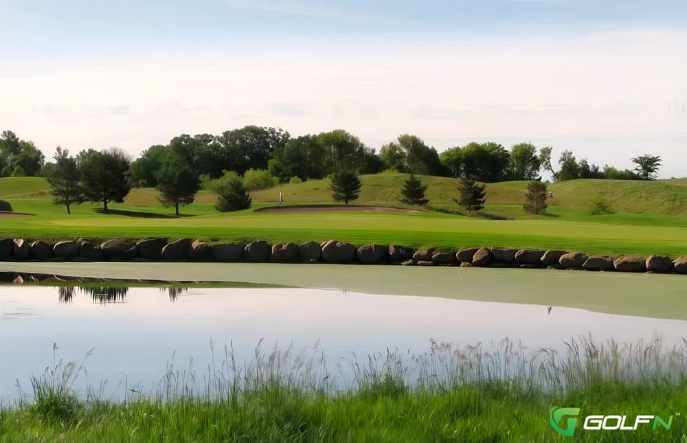 Rock - Albion Ridges Golf Course in Annandale, Minnesota — public, 27-hole golf course, designed by Todd Severud