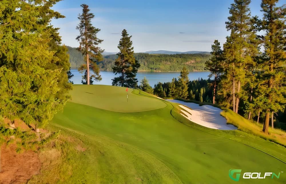 Cda National Reserve Private Club And Golf Course in Coeur d'Alene, Idaho — private, 18-hole golf course, designed by Tom Weiskopf (2012)