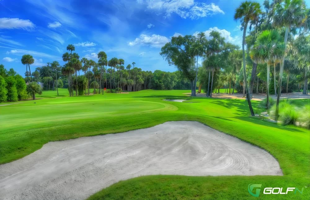 White - Sugar Mill Country Club in New Smyrna Beach, Florida — private, 27-hole golf course, designed by Joe Lee (1970)