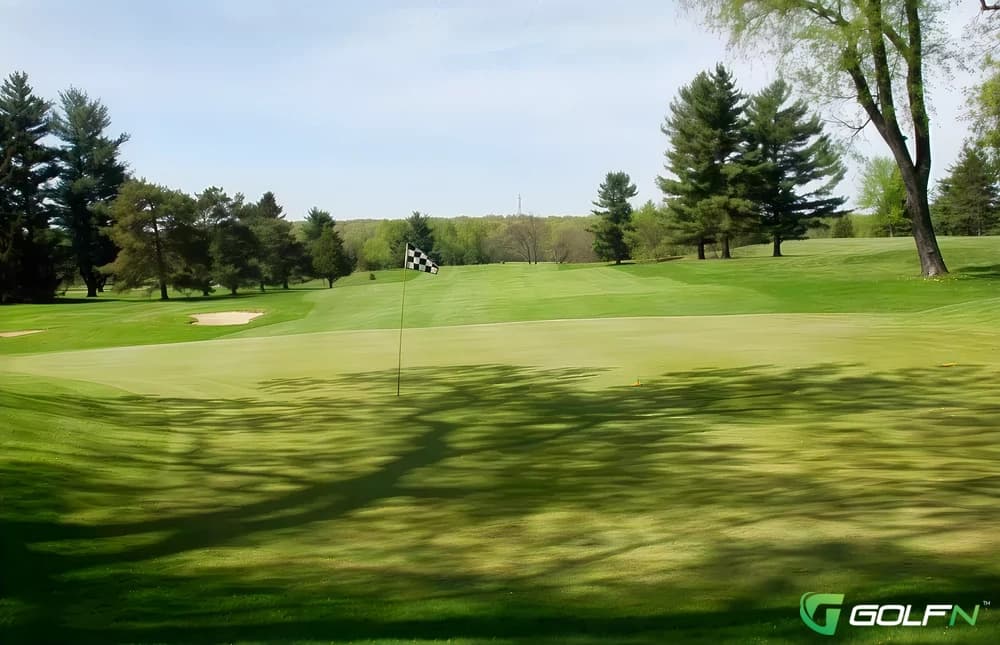 9 - Cascades Golf Course in Jackson, Michigan — public, 18-hole golf course, designed by Tom Bendelow (1929)