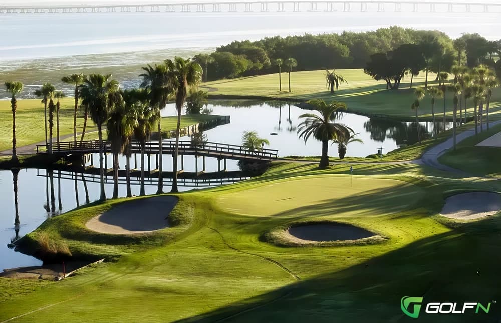 Cove Cay Golf & Tennis Club in Clearwater, Florida — semi-private, 18-hole golf course, designed by David Wallace (1972)