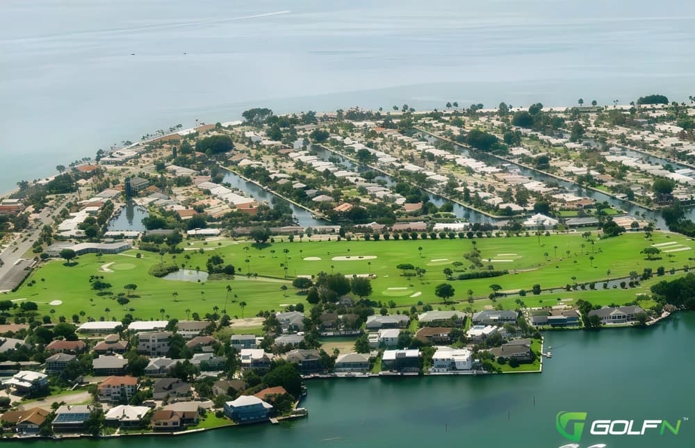 Key Royale Club in Holmes Beach, Florida — private, 9-hole golf course, designed by Jim Cochran