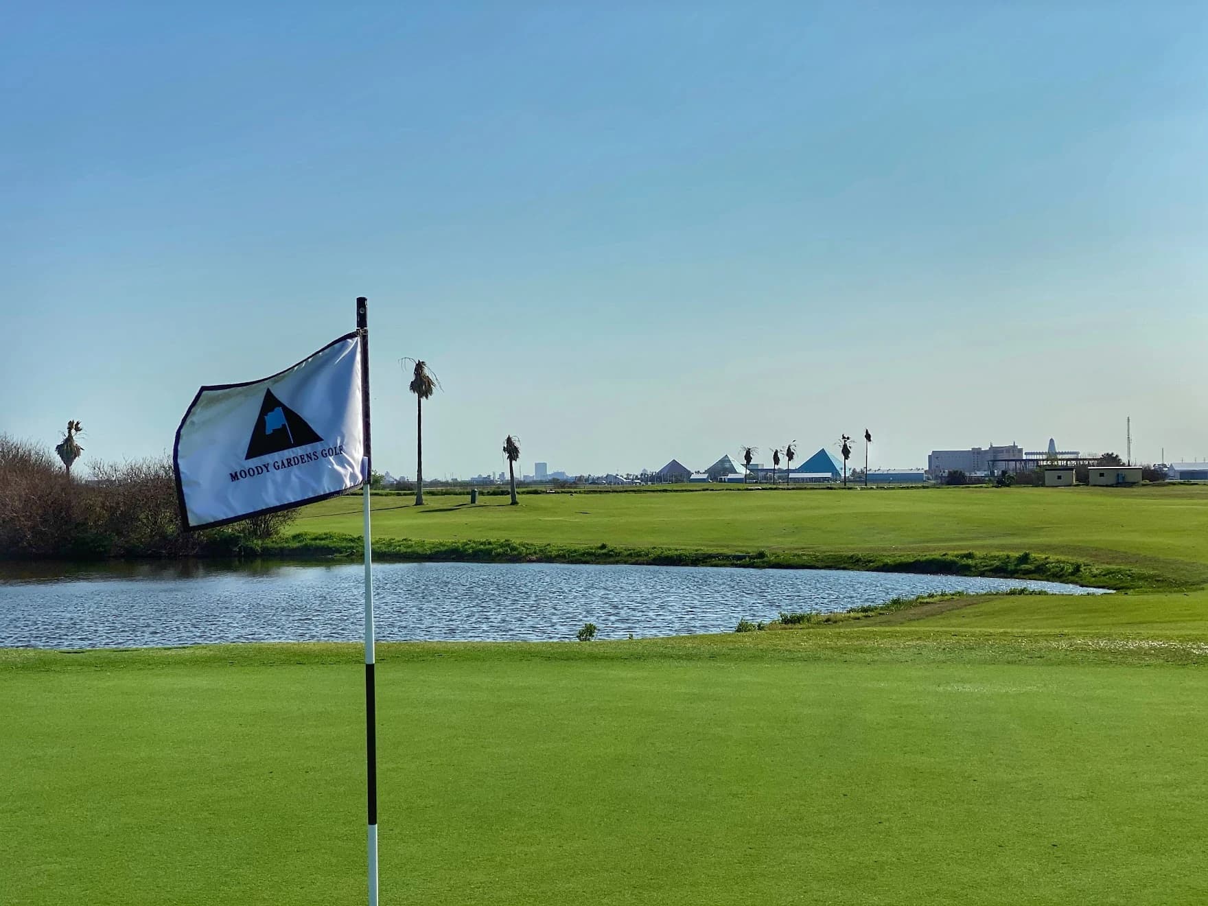 Moody Gardens Golf Course in Galveston, Texas — public, 18-hole golf course, designed by Peter Jacobsen (2008)