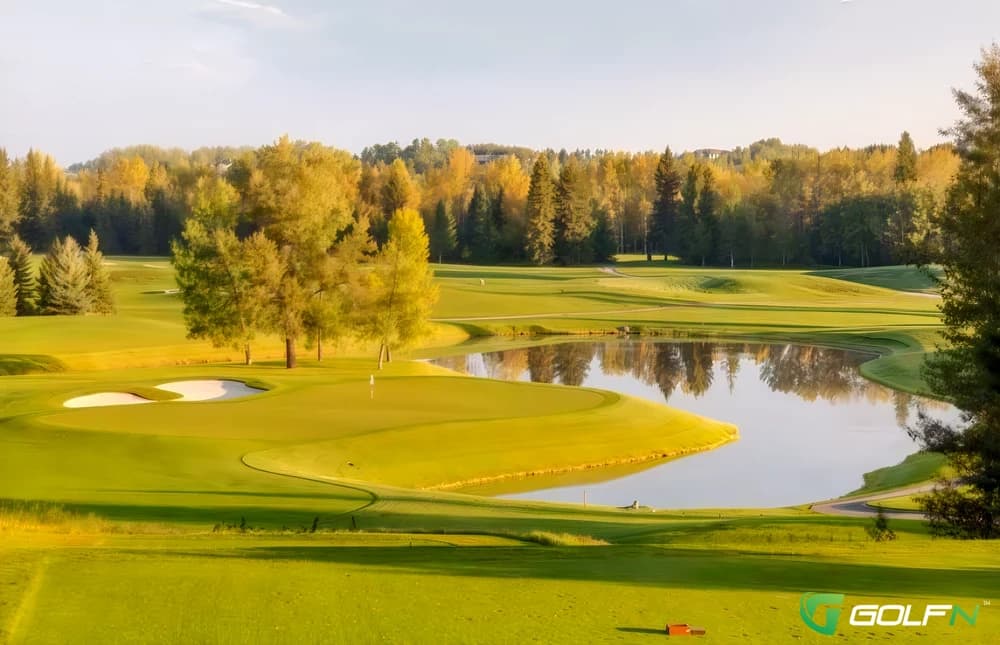 Lakes - Glen Meadows-Glencoe Golf & Country Club in Calgary, Alberta — private, 27-hole golf course, designed by Robert Trent Jones, Jr. (1984)