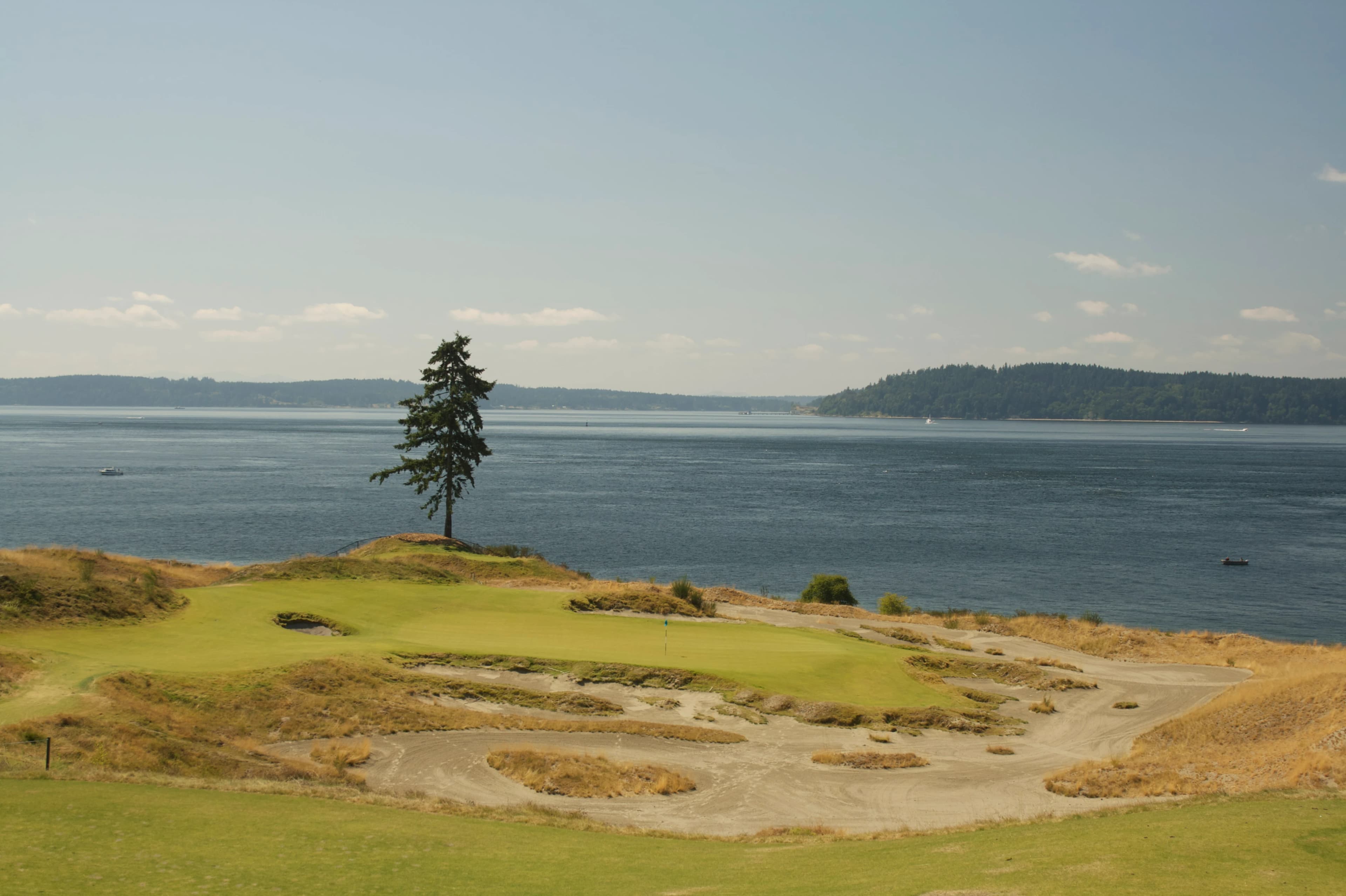 Chambers Bay Golf Course in University Place, Washington — public, 18-hole golf course, designed by Robert Trent Jones, Jr. (2007)