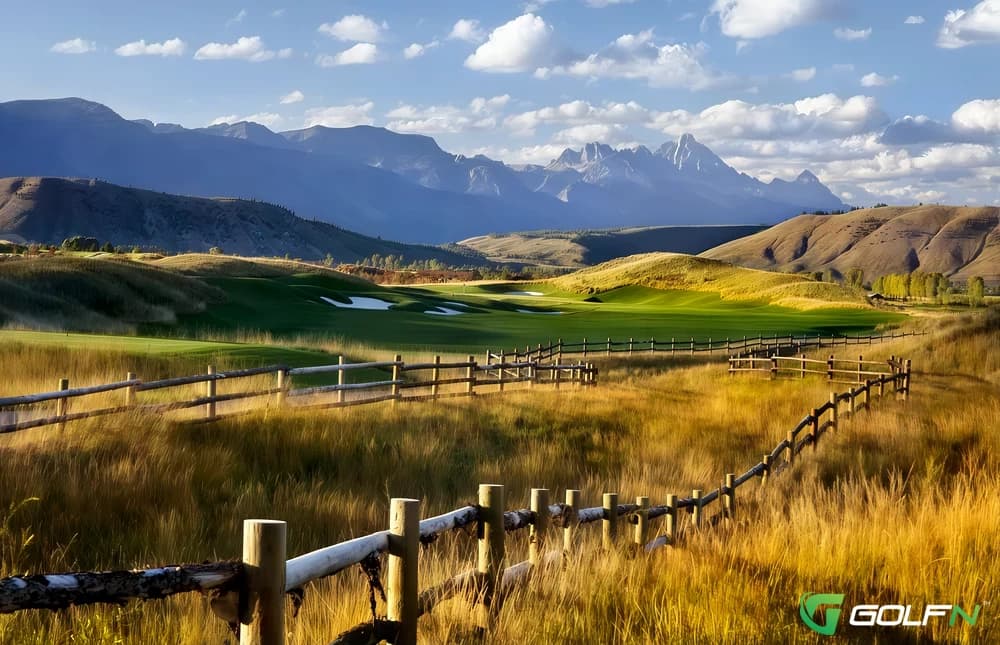 3 Creek Ranch Golf Club in Jackson, Wyoming — private, 18-hole golf course, designed by Rees Jones (2005)