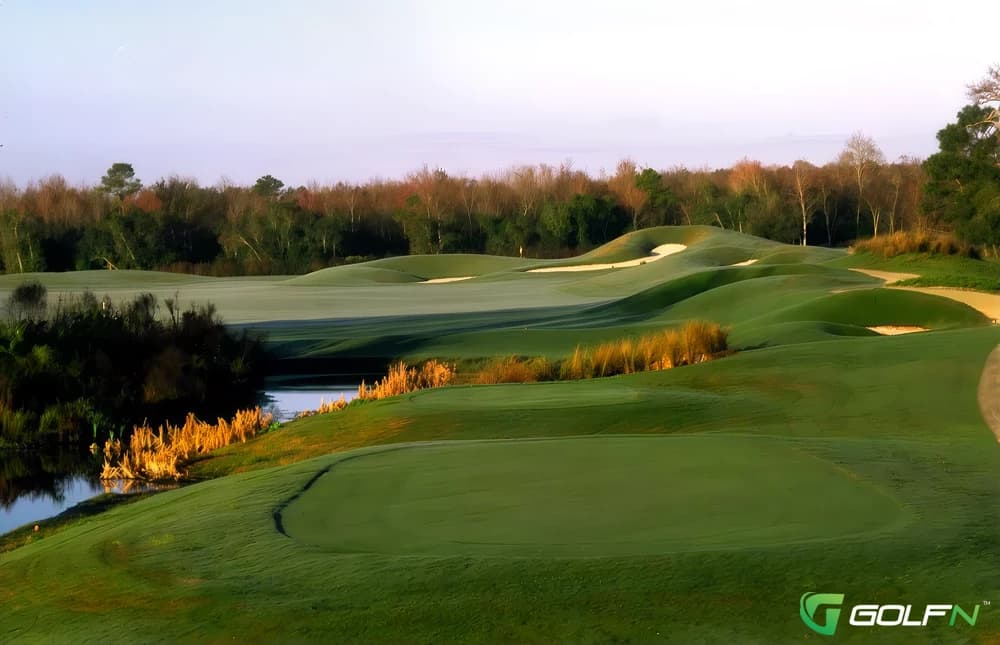 Indian River Preserve Golf Club in Mims, Florida — public, 18-hole golf course, designed by Perry Dye (2003)