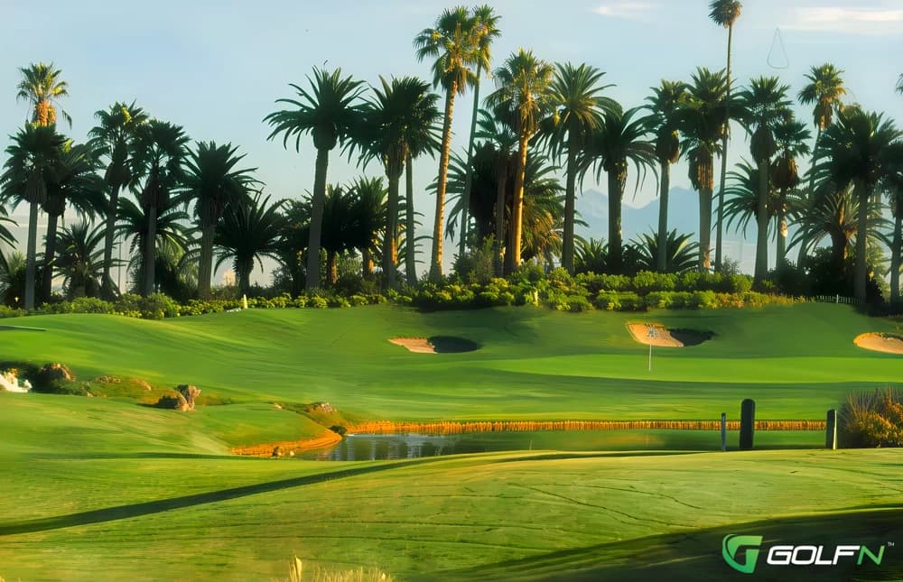 Rhodes Ranch Country Club in Las Vegas, Nevada — public, 18-hole golf course, designed by Ted Robinson, Sr. (1997)