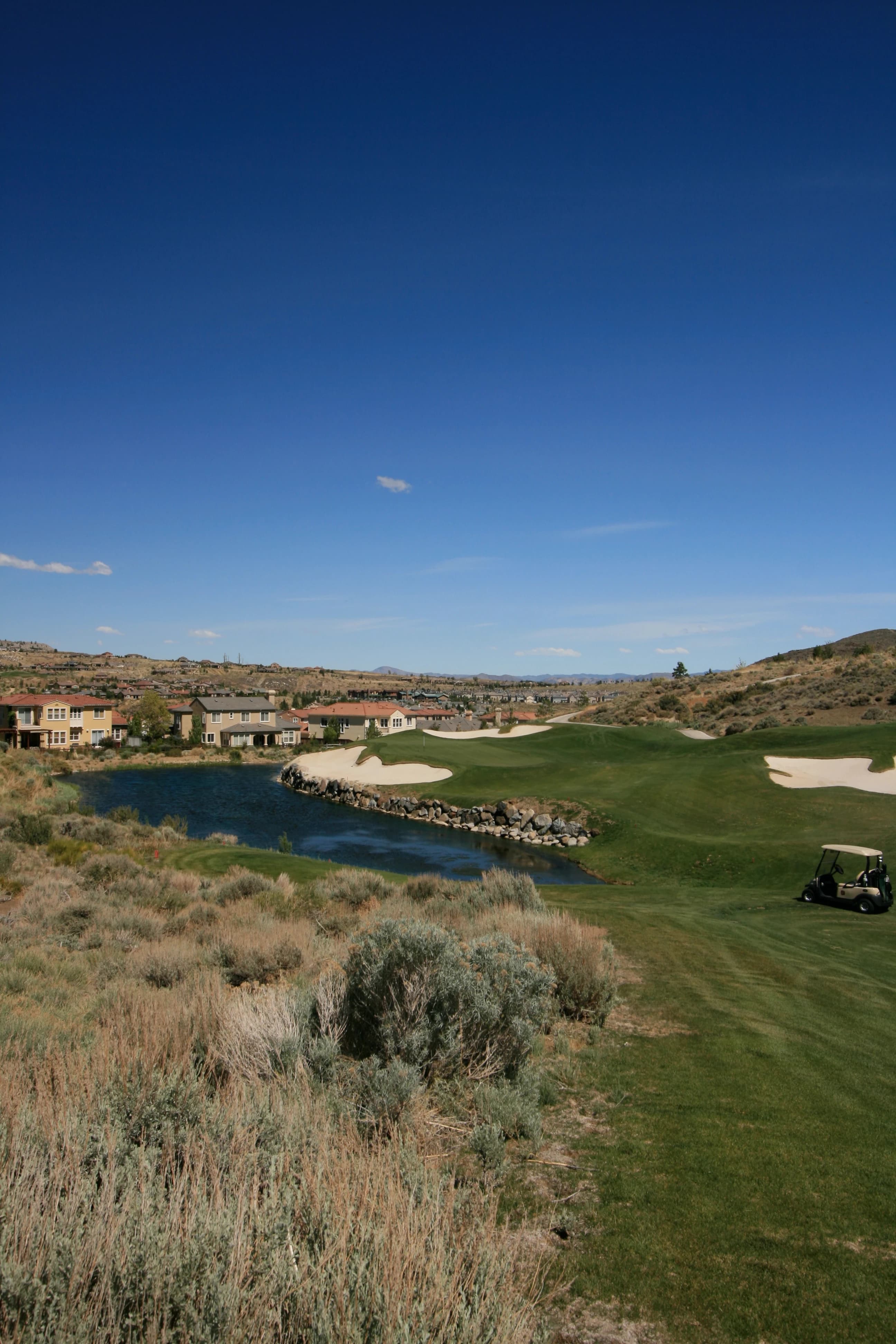 Somersett Country Club in Reno, Nevada — private, 18-hole golf course, designed by Tom Kite (2004)