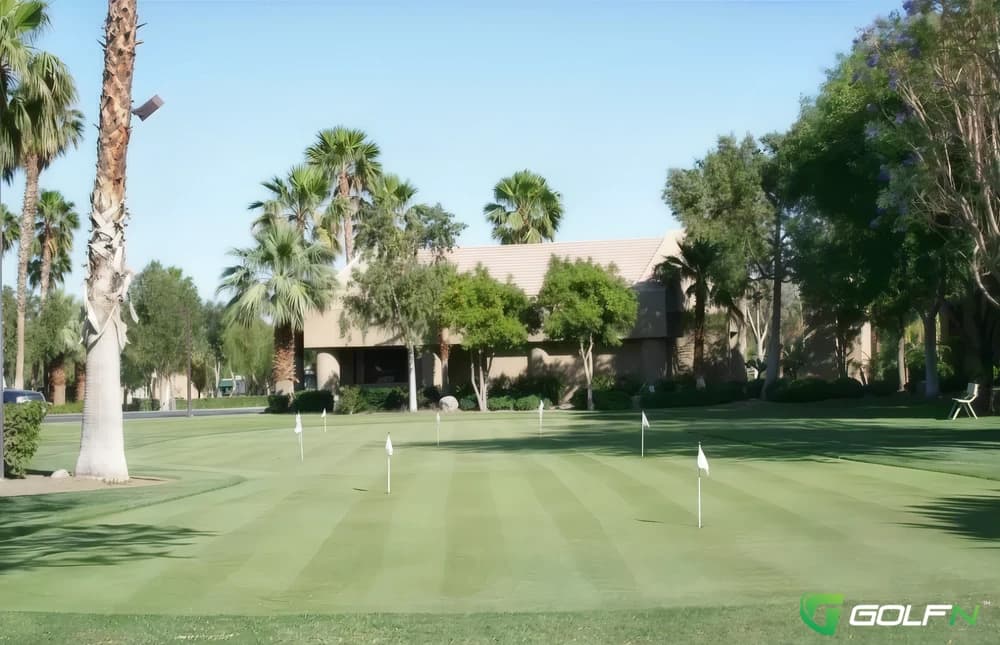 Desert Island Country Club in Rancho Mirage, California — private, 18-hole golf course, designed by James Laire, Jr.