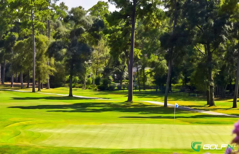 Lake Windcrest Golf Club in Magnolia, Texas — private, 18-hole golf course, designed by Thomas Walker (2000)