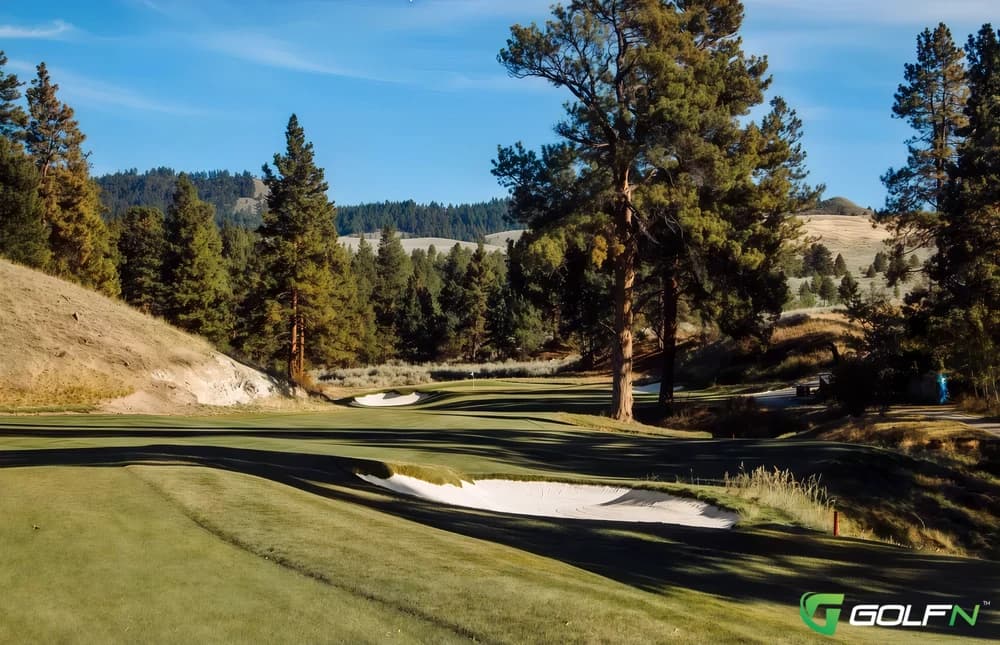 Stock Farm Club in Hamilton, Montana — private, 18-hole golf course, designed by Tom Fazio (1999)