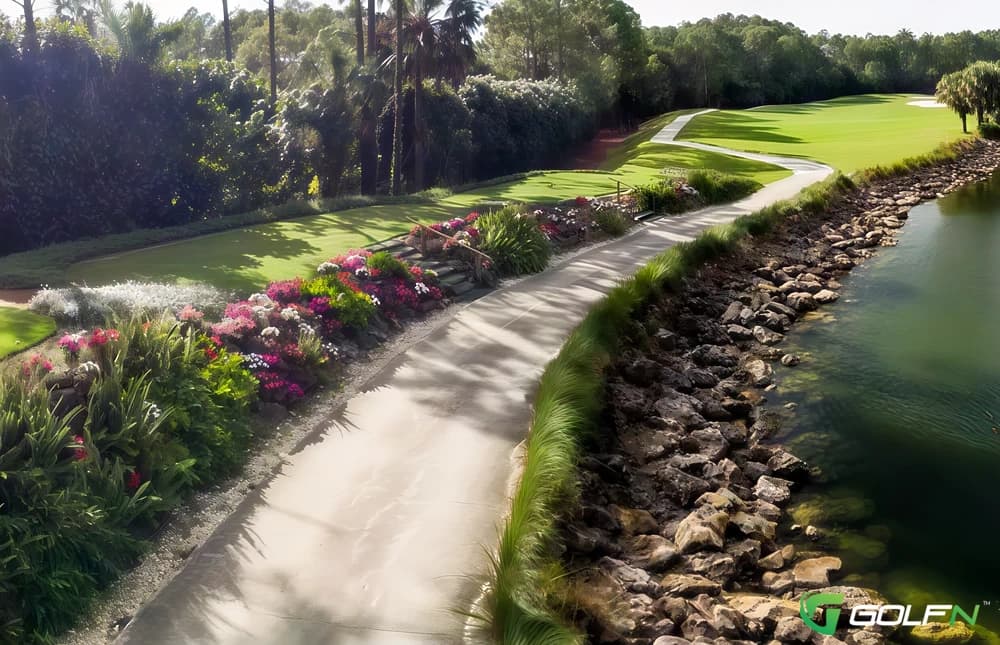Naples Heritage in Naples, Florida — private, 18-hole golf course, designed by Gordon G. Lewis (1997)