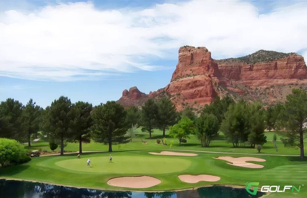 Oakcreek Country Club in Sedona, Arizona — semi-private, 18-hole golf course, designed by Robert Trent Jones, Sr. (1971)