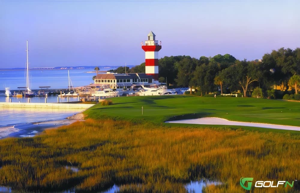 Harbour Town - Sea Pines Resort in Hilton Head Island, South Carolina — resort, 18-hole golf course, designed by Pete Dye
(1969)