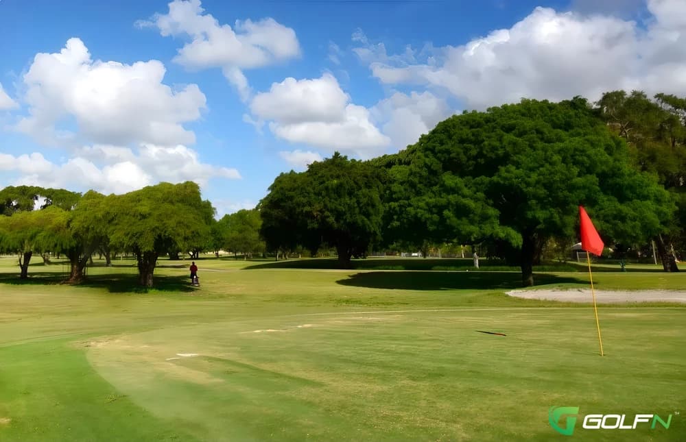Greynolds Golf Course in North Miami Beach, Florida — public, 9-hole golf course, designed by Mark Mahannah (1964)